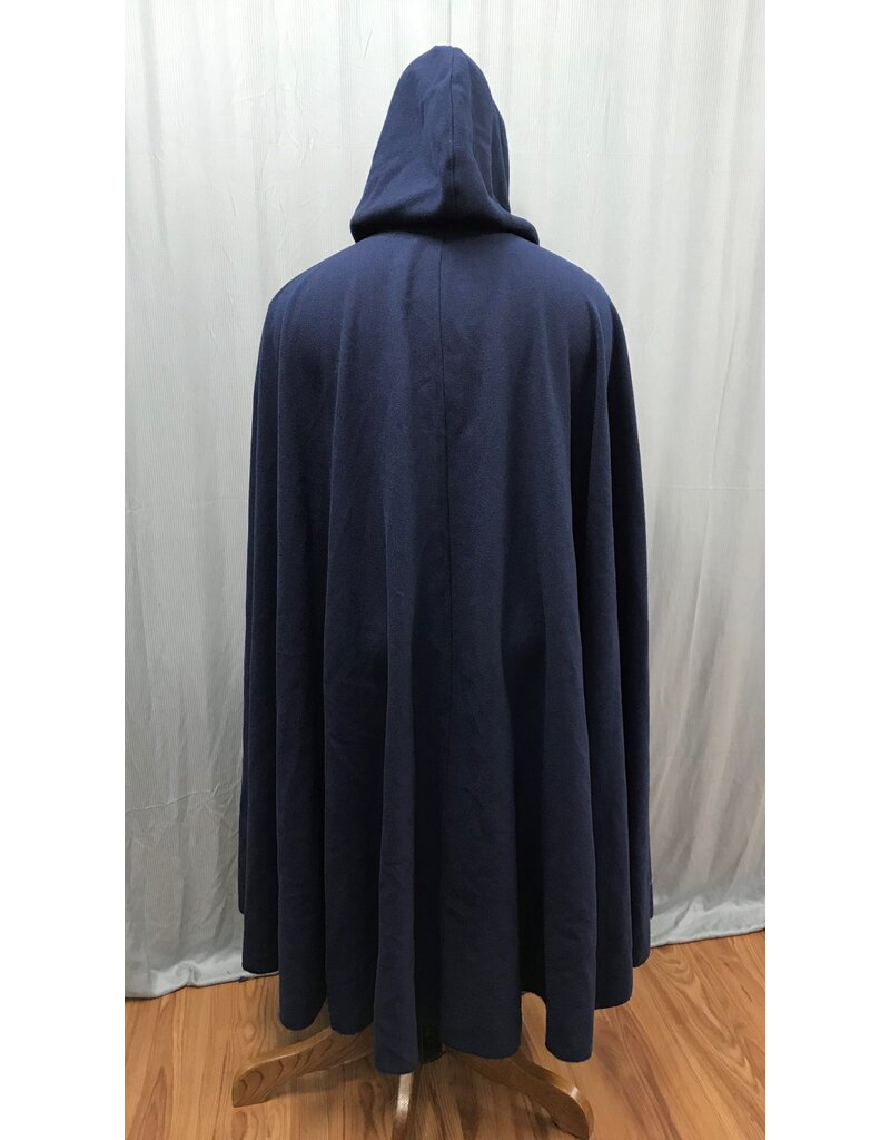 Cloakmakers.com 5034  Blue Cloak w/ Burgundy Hood Lining