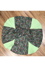Cloakmakers.com TS10 - Green Dragonfly Panel Skirt, w/Pocket, Washable