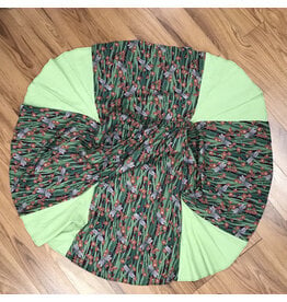 Cloakmakers.com TS10 - Green Dragonfly Panel Skirt, w/Pocket, Washable