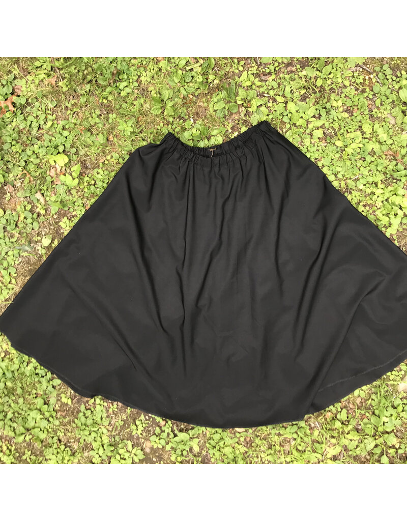 Cloakmakers.com KS487 - Washable Long Black Skirt