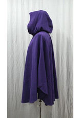 Cloakmakers.com 5060 - Purple Shaped Shoulder Ruana  Light Purple Hood Lining