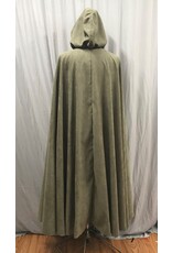 Cloakmakers.com 5061 - Taupe Cloak w/ Black Velvet Hood Lining