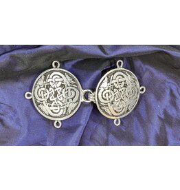 Cloakmakers.com Celtic Canines Cloak Clasp