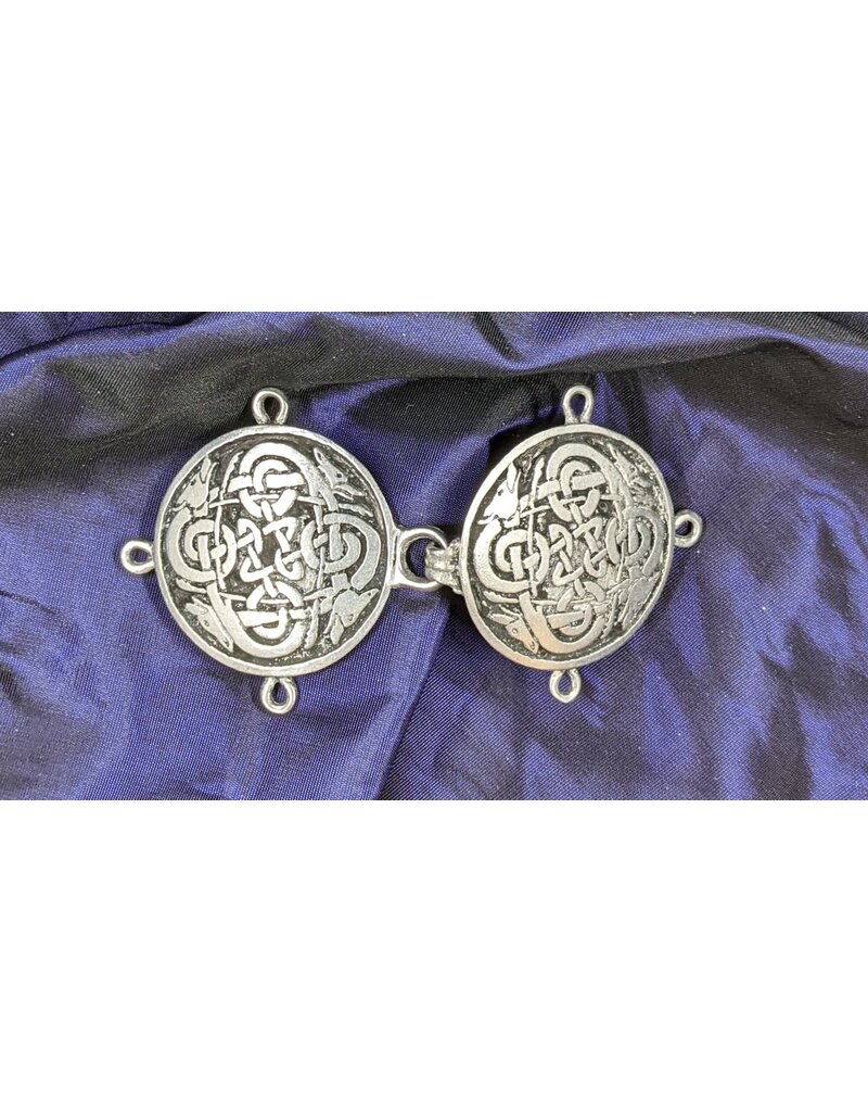 Cloakmakers.com Celtic Canines Cloak Clasp