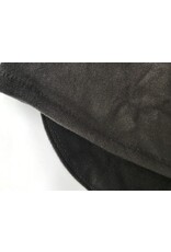 Cloakmakers.com H409 - Dark Brown Hooded Cowl w/Greek Key Stitching