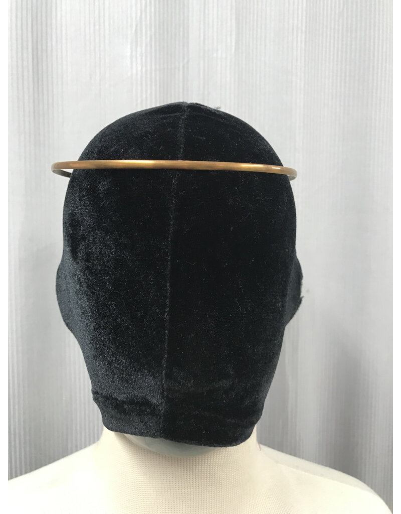 Cloakmakers.com Half Round Dome Circlet, Unisex - Brass