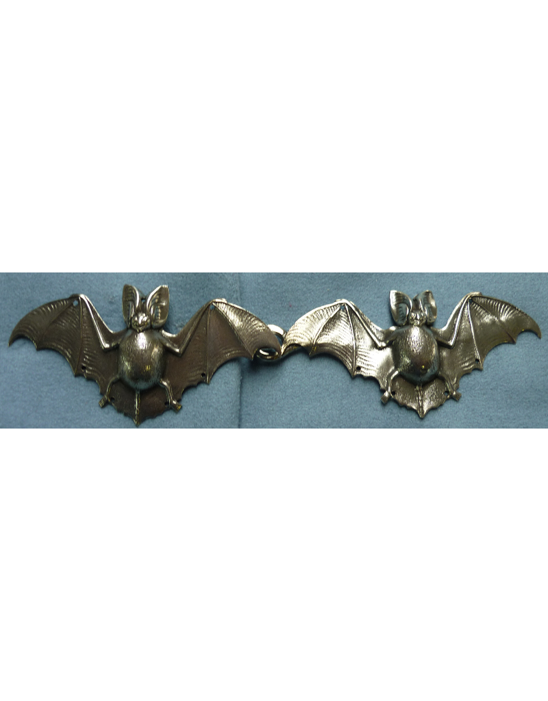 Cloakmakers.com Bats Cloak Clasp - Silvertone