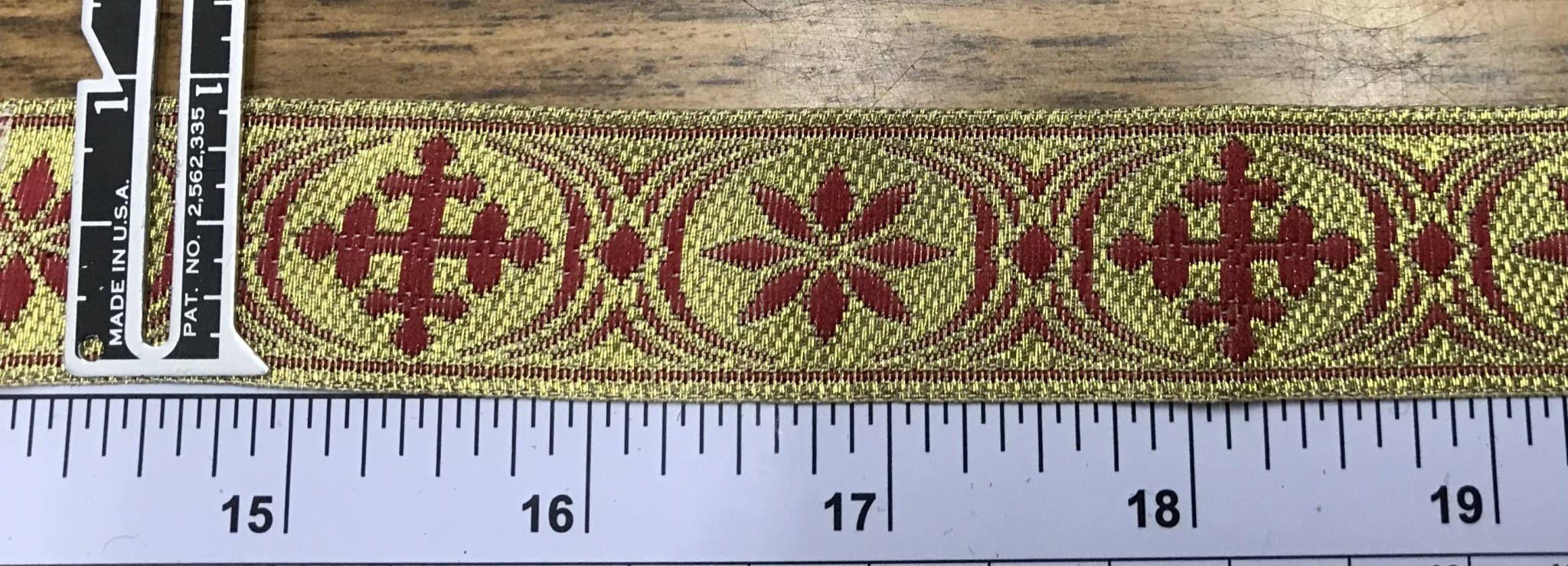 engrave the cross 腰巻き　スカーフ　ginzi archive Cross of Saint Maurice Red & Gold Trim - Cloak & Dagger Creations