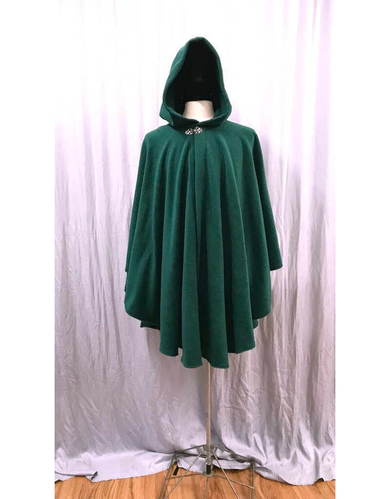 Cloakmakers.com 5143 - Green Fleece Commuter Cloak