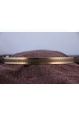 Cloakmakers.com Spiral Center Band Circlet - Unisex, Antique Bronze Plated