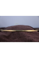 Cloakmakers.com Braided Wheat Band Circlet Unisex  - Gold Plated