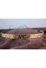 Cloakmakers.com Borderless Ivy Leaf Band Circlet, Unisex, Gold Plated