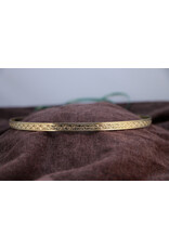 Cloakmakers.com Geometric Scroll Band Circlet, Unisex, -  Gold Plated