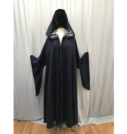 Cloakmakers.com R540 - Blue Washable Wool Robe