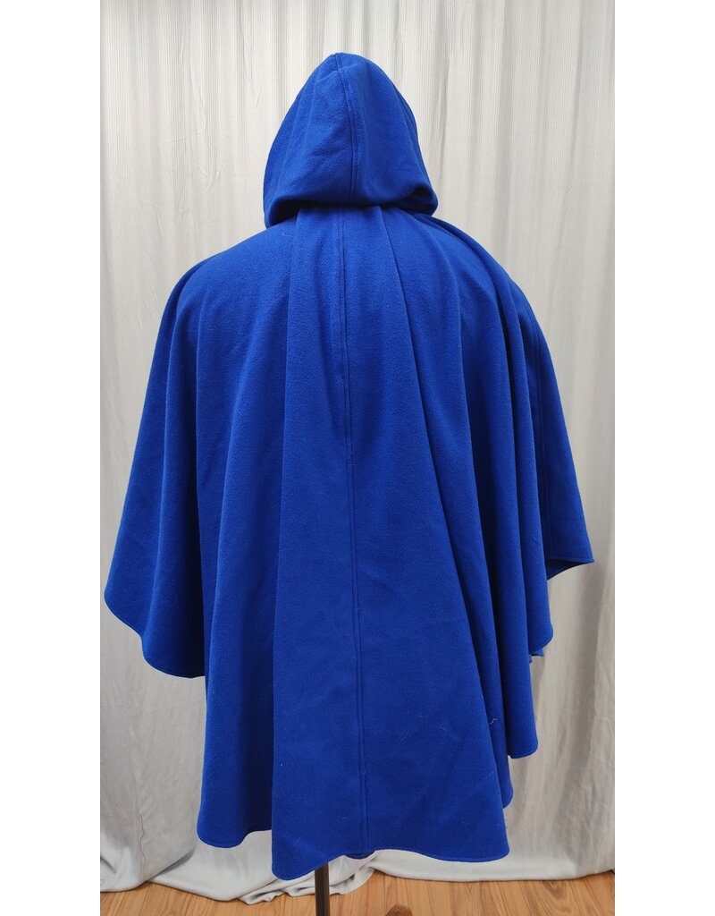 Cloakmakers.com 5186 - Washable Blue Wool Cloak, Celtic Clasp