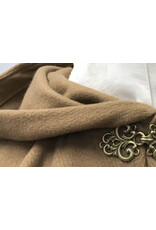 Cloakmakers.com 5204-Golden Brown 100% Wool Commuter Cloak, Unlined Hood