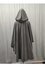 Cloakmakers.com 5209 - Washable Grey Green Fleece Commuter Cloak, Vale-style Clasp