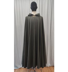 Cloakmakers.com 5221-Washable 100% Wool Full Circle Cloak, Vale-style Clasp