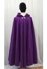 Cloakmakers.com 5227-Washable Full Circle Purple 100% Wool Cloak