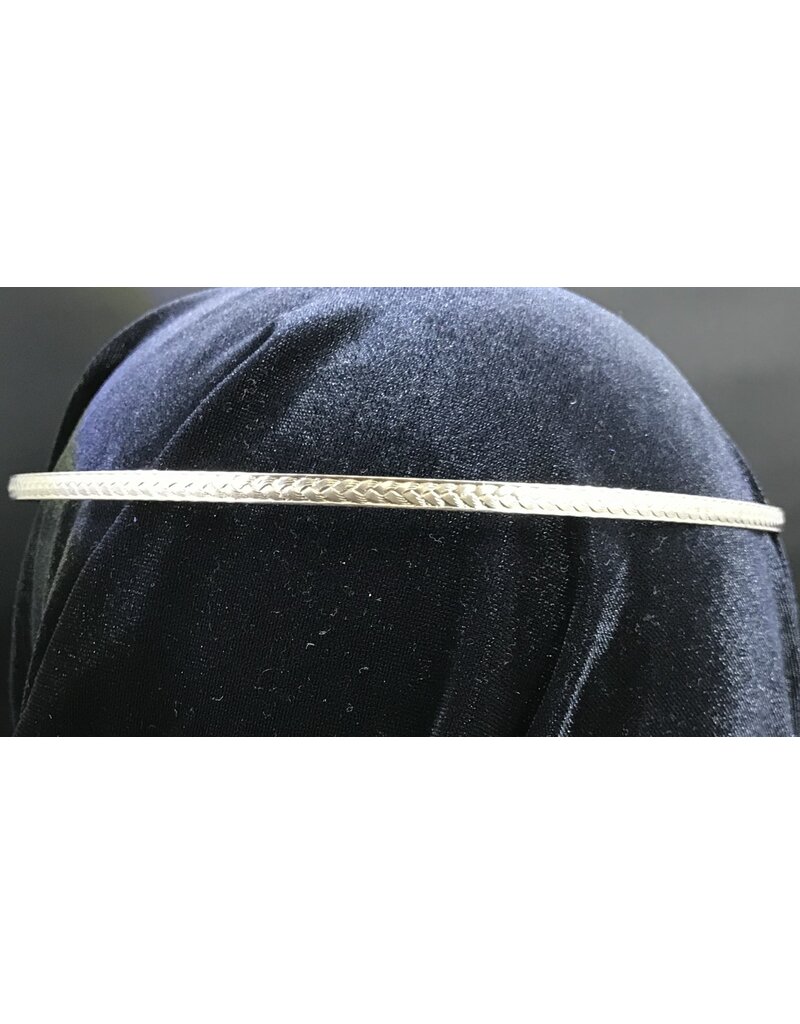 Cloakmakers.com Braided Wheat Band Circlet Unisex  - Nickle Silver