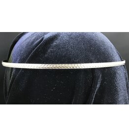 Cloakmakers.com Braided Wheat Circlet Unisex  - Nickle Silver