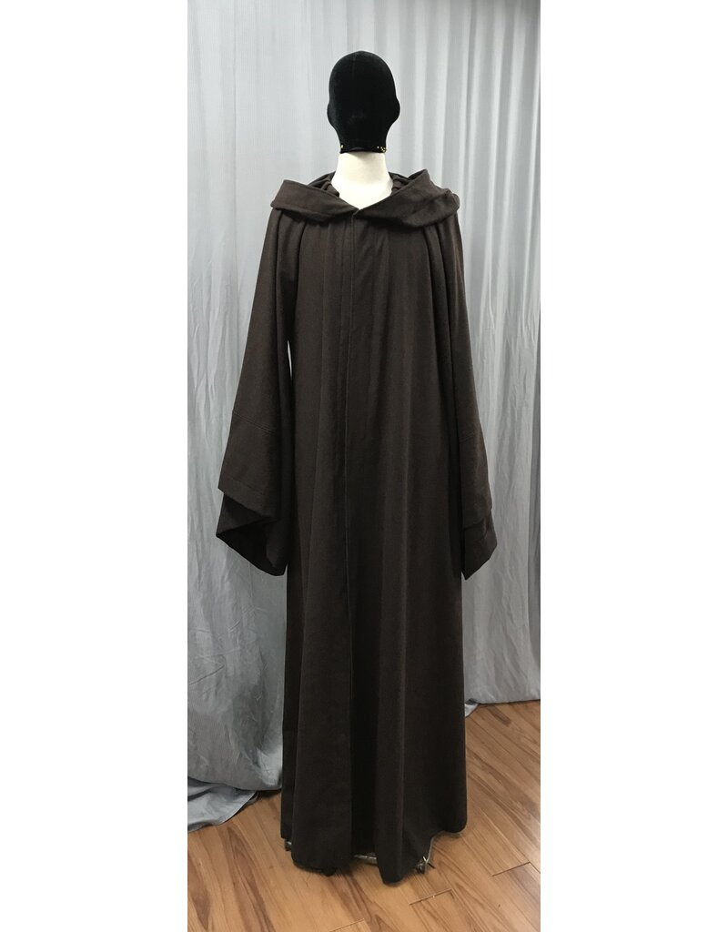 Cloakmakers.com R545 - Washable Dark Brown Jedi Robe