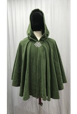 Cloakmakers.com 5239 - Washable Green Windblock Fleece Ruana Cloak
