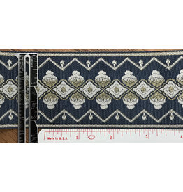 Cloakmakers.com Clouds and Diamonds on Dark Blue w/ Gold Accents Trim