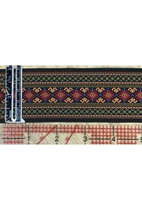 Cloakmakers.com Diamond Banded Geometric on Black