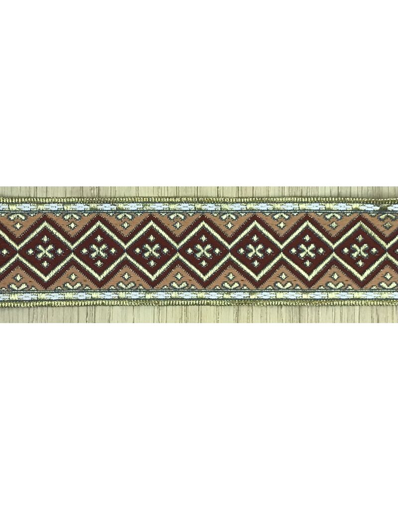 Cloakmakers.com Gold on Rust and Peach Trim