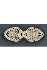 Cloakmakers.com Gothic Rose Clasp - Bronze Tone Plated