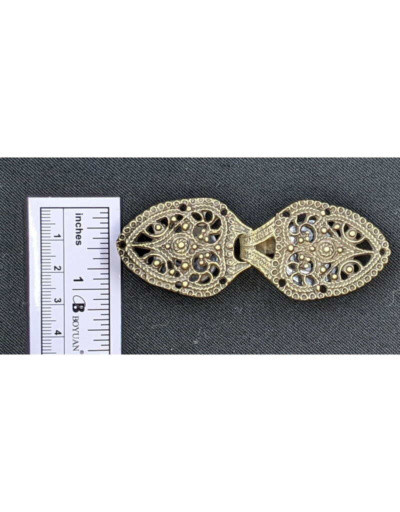 Cloakmakers.com Gothic Rose Clasp - Bronze Tone Plated