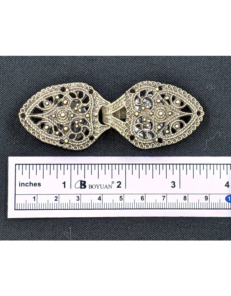 Cloakmakers.com Gothic Rose Clasp - Bronze Tone Plated