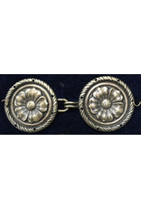 Cloakmakers.com Tudor Rope Edge Cloak Clasp - Antique Bronze Plated