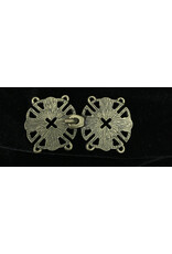 Cloakmakers.com Celtic Knot Round Cloak Clasp - Antique Bronze Tone Plated