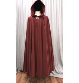 Cloakmakers.com 5301 - Brick Red Windpro Cloak w/Triquetra Clasp