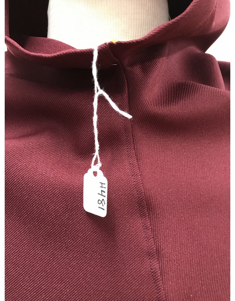Cloakmakers.com H481 -  Washable Burgundy Red Hooded Cowl