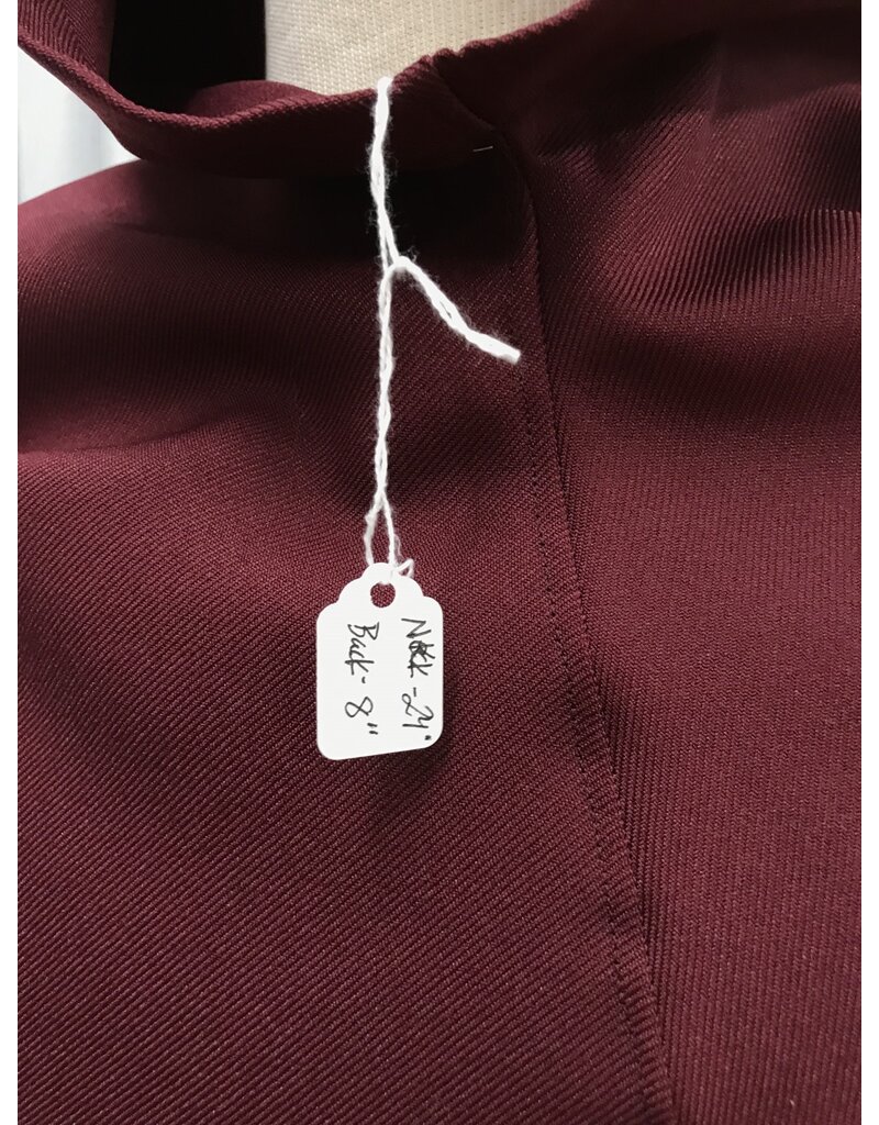 Cloakmakers.com H481 -  Washable Burgundy Red Hooded Cowl