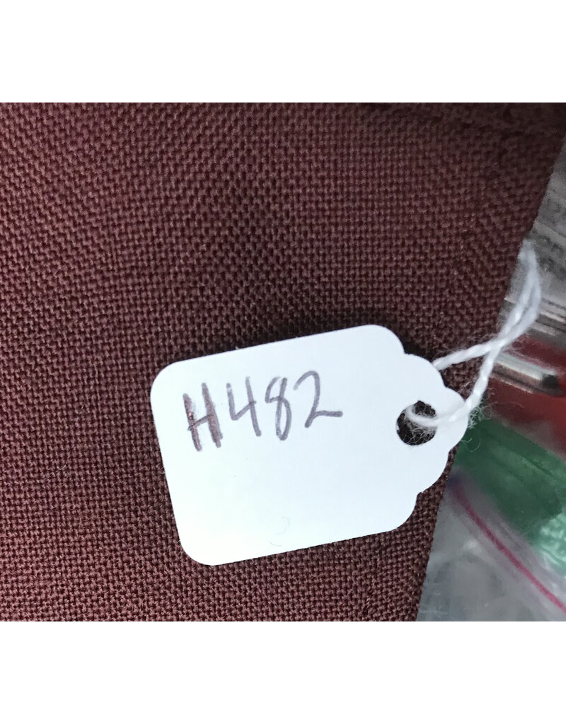 Cloakmakers.com H482 - Burgundy Hooded Cowl w/ Gold & Burgundy Trim