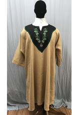 Cloakmakers.com J863 - Tan Tunic w/ Hops and Bee Embroidery