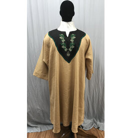 Cloakmakers.com J863 - Tan Tunic w/ Hops and Bee Embroidery