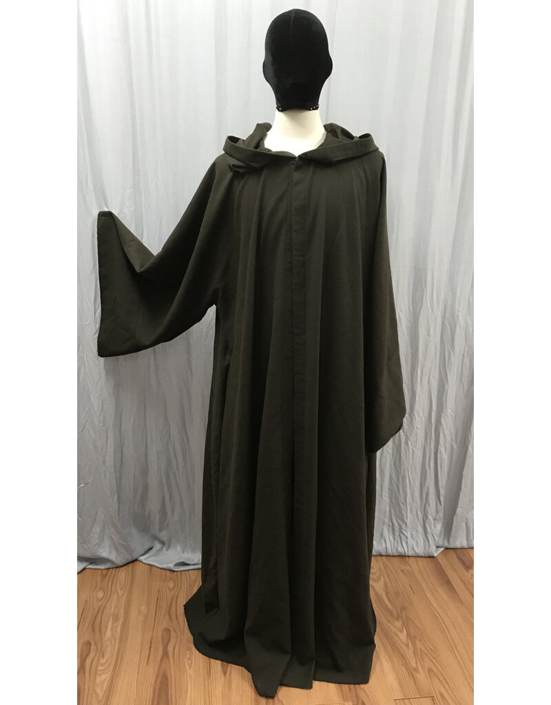 Cloakmakers.com R547 - Washable Brown Jedi Robe w/ Pockets