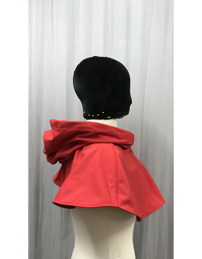 Cloakmakers.com 5410 - Washable Short Red Rain Capelet