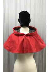 Cloakmakers.com 5410 - Washable Short Red Rain Capelet