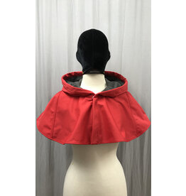 Cloakmakers.com 5410 - Washable Short Red Rain Capelet