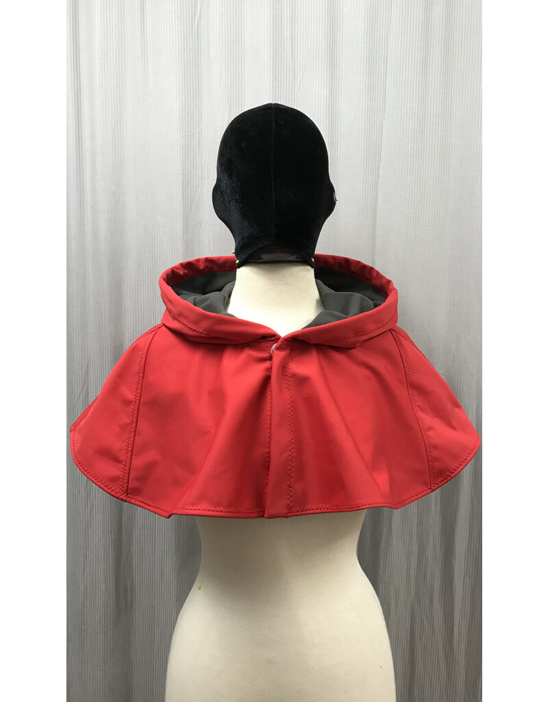 Cloakmakers.com 5410 - Washable Short Red Rain Capelet