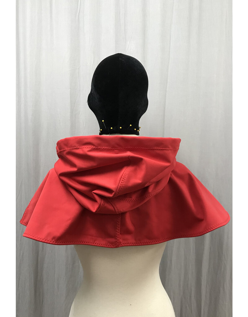Cloakmakers.com 5410 - Washable Short Red Rain Capelet