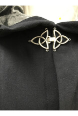 Cloakmakers.com R549 - Washable Navy Blue Robe w/ Light Blue Velvet Hood Lining