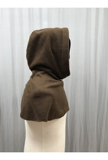 Cloakmakers.com H450 - Brown Fleece Hooded Cowl