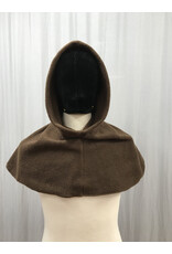 Cloakmakers.com H450 - Brown Fleece Hooded Cowl